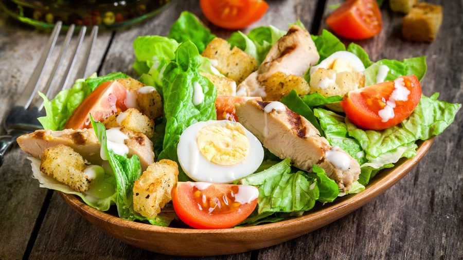 Цезарь с курицей